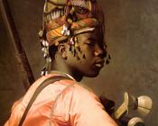 Black Bashi Bazouk - 让·莱昂·杰罗姆